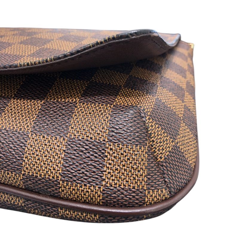 Louis Vuitton Musette Tango Long Brown Damier Canvas Shoulder Bag