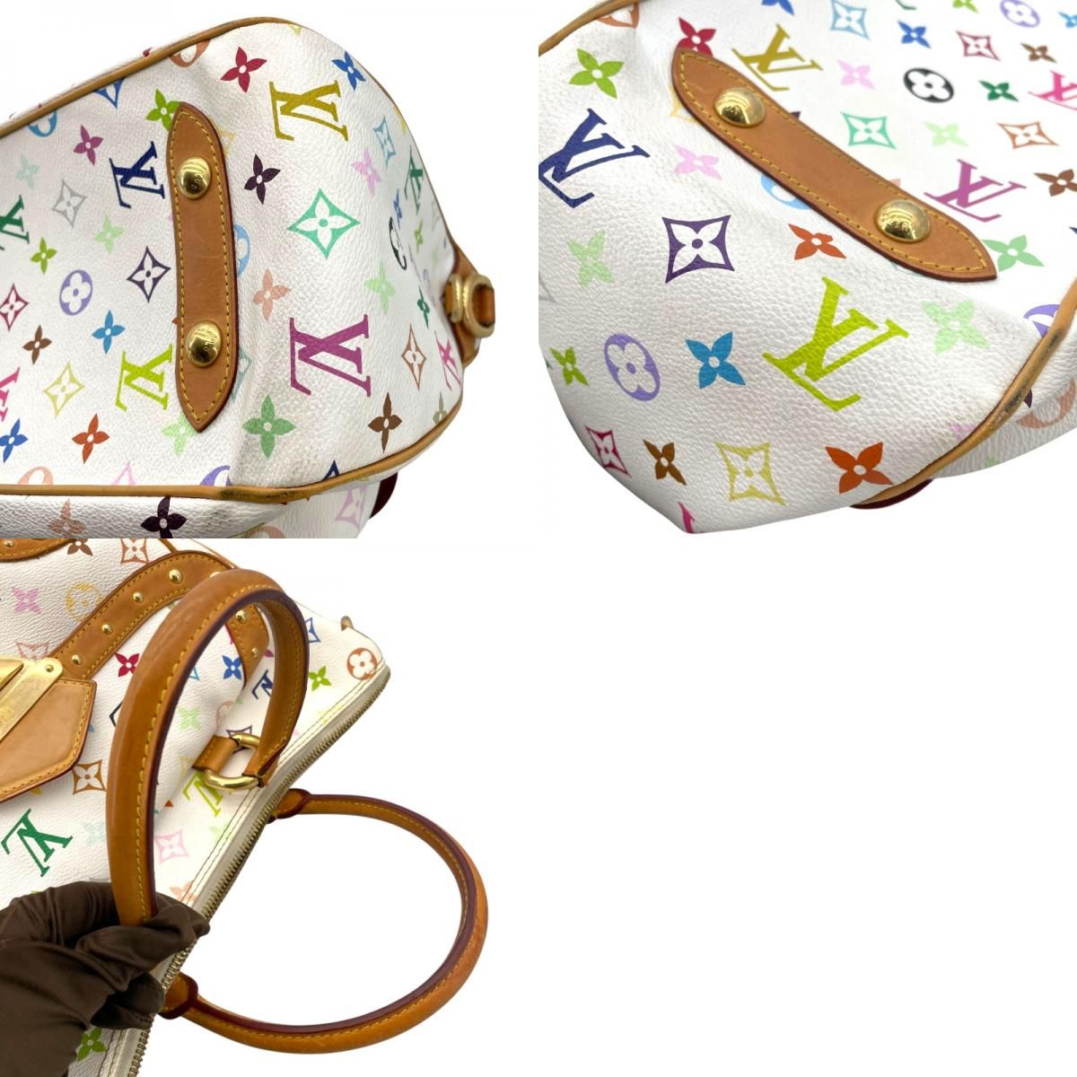 Louis Vuitton Rita M40125 Monogram Multicolor Shoulder Bag - Blush