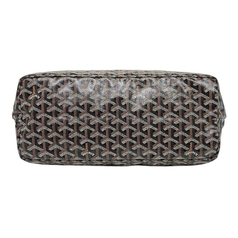 GOYARD Saint Louis PM Black & Tan Unisex Tote Bag - Timeless Elegance