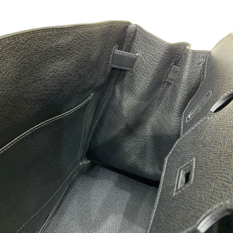 HERMES Birkin 30 D Stamp Black with Silver Hardware - Unused Display Piece