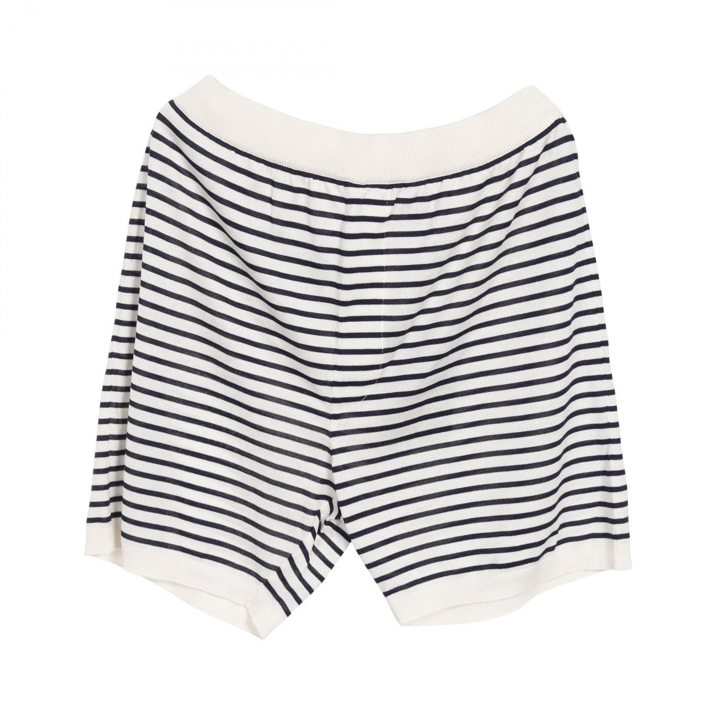 PRADA UMP120 Silk Cotton Pants - Navy/White - Unworn Luxury