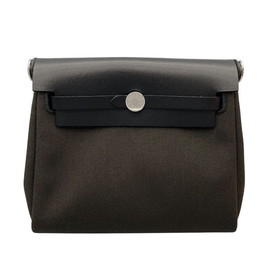 HERMES Émile Zip 20 Shoulder Bag - Duck Bronze & Black, 2024