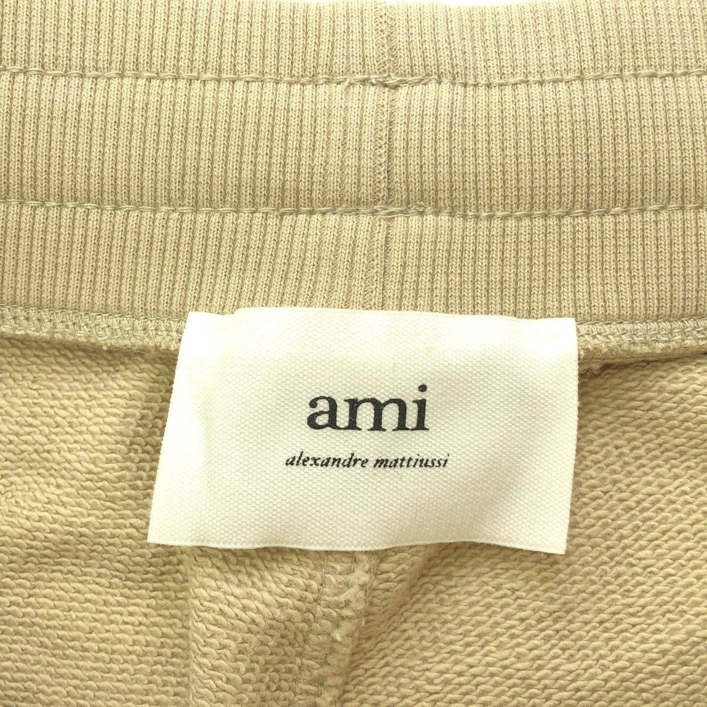 AMI Beige Cotton Unisex Shorts - Timeless Elegance