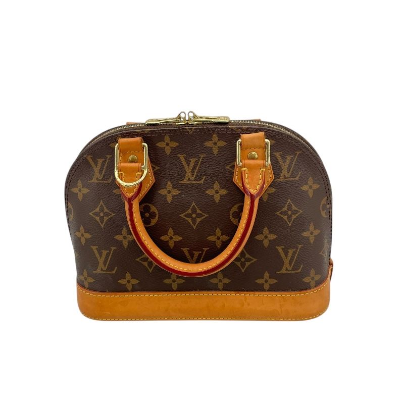 Louis Vuitton Alma BB Monogram Canvas Shoulder Bag - Brown