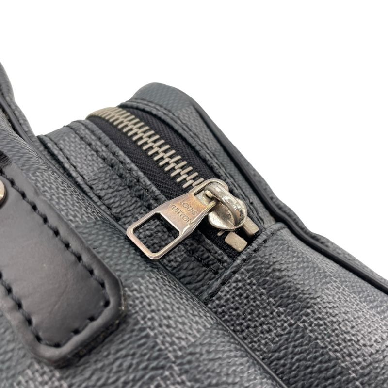 Louis Vuitton Rem Shoulder Bag N41446 in Black Damier Graphite