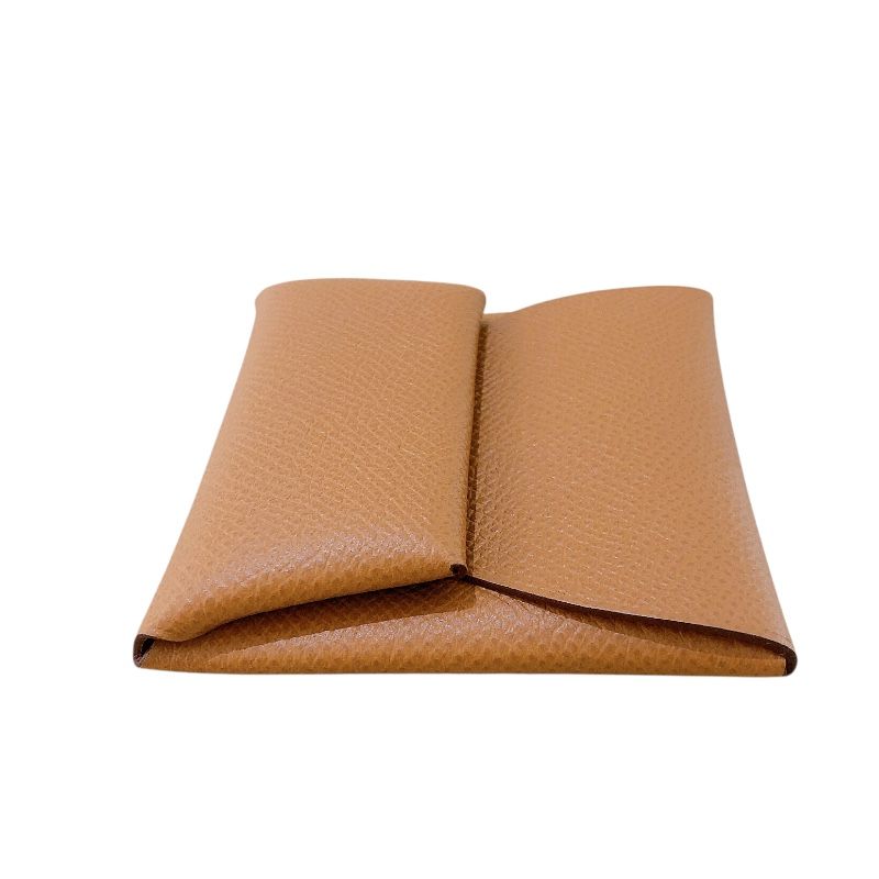 HERMES Bastia Coin Case in Gold with Silver Hardware - Unused Luxury