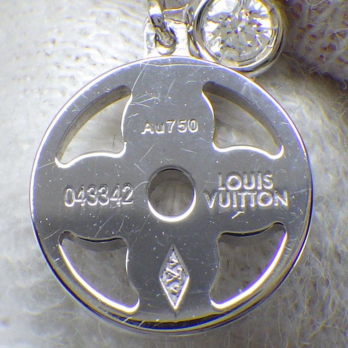 Louis Vuitton Monogram Idylle Flower Circle Diamond Earrings