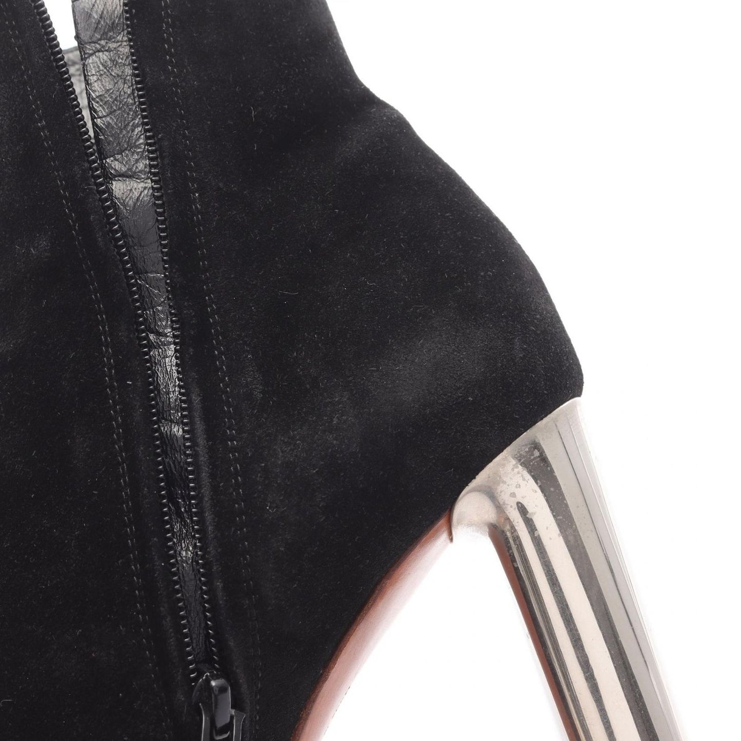 CELINE BAMBAM Black Suede Boots - Timeless Elegance