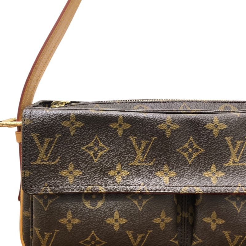 Louis Vuitton Vivacite MM Monogram Handbag - Brown