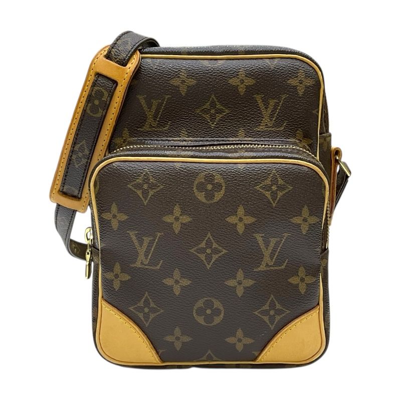 Louis Vuitton Amazon Monogram Canvas & Leather Shoulder Bag - Brown