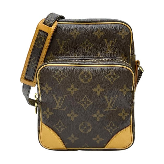 Louis Vuitton Amazon Monogram Canvas & Leather Shoulder Bag - Brown