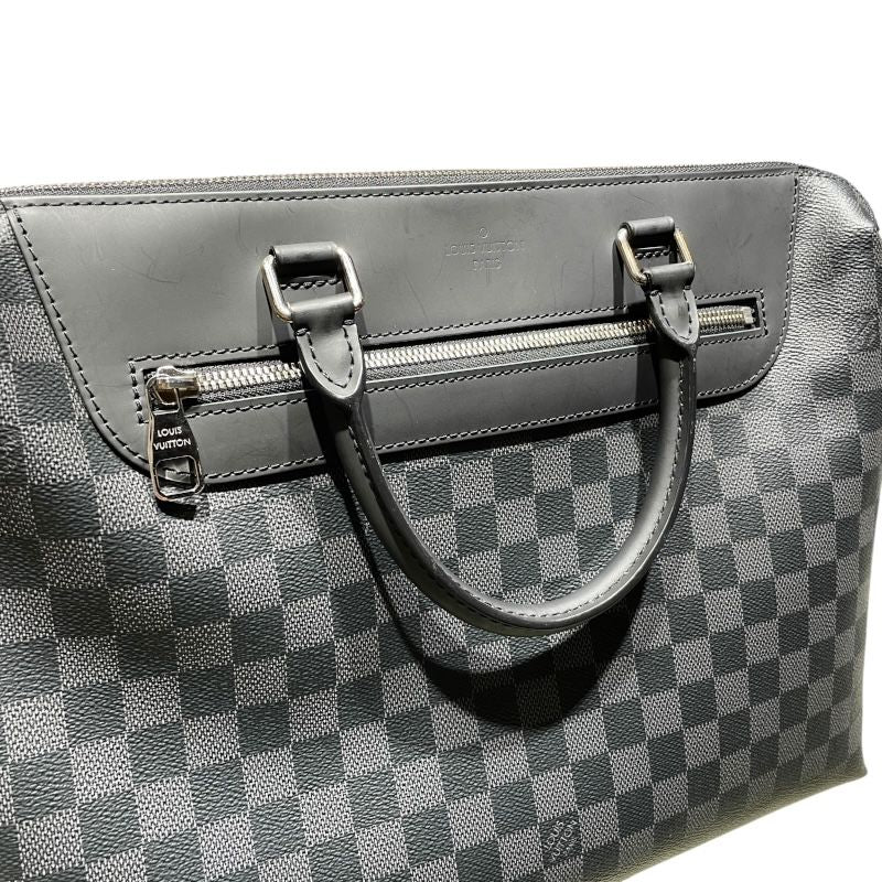 Louis Vuitton Porte-Documents Voyage NM Black Damier Graphite Business Bag