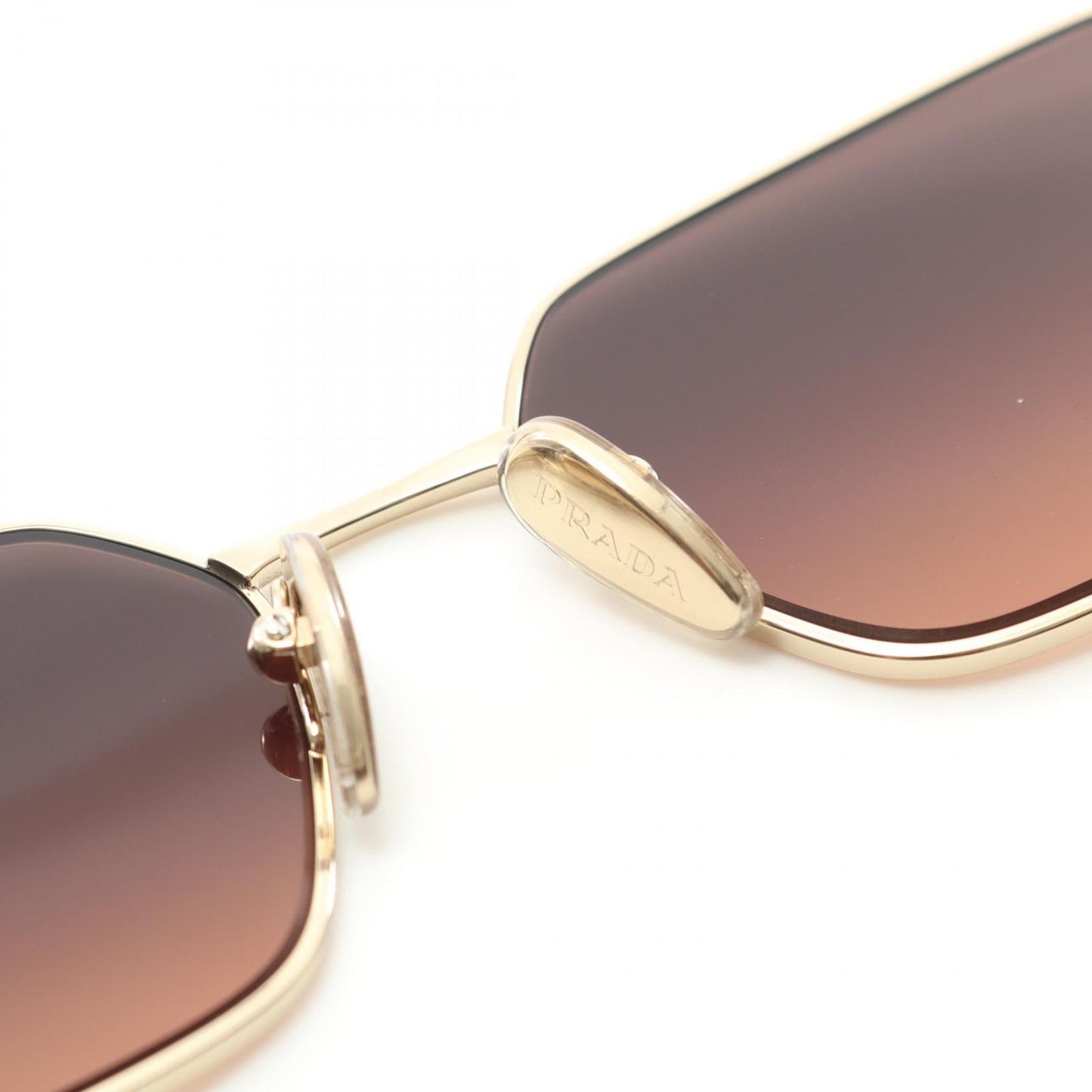 PRADA Brown & Gold Sunglasses - Timeless Elegance