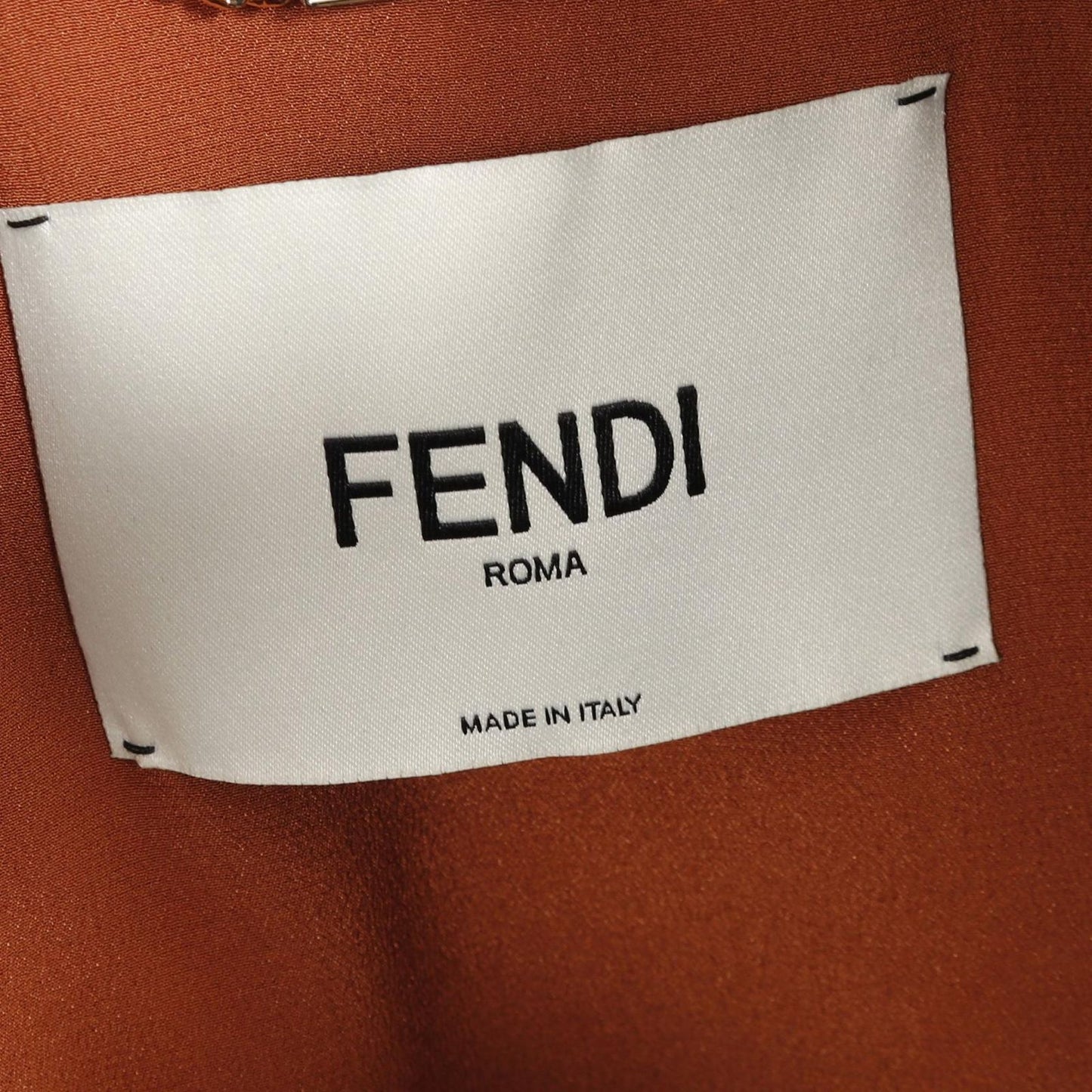 FENDI Brown Leather Jacket - Unworn Elegance for Women