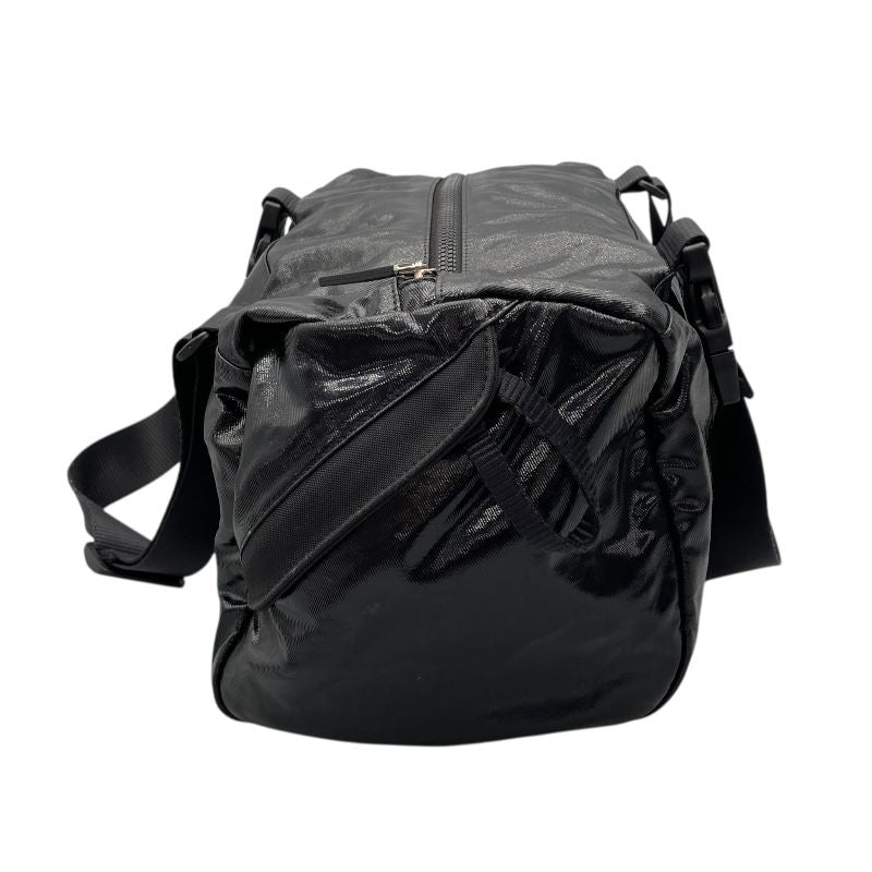 CHANEL Sports Line Boston Bag in Black Coated Canvas - A Timeless Classic