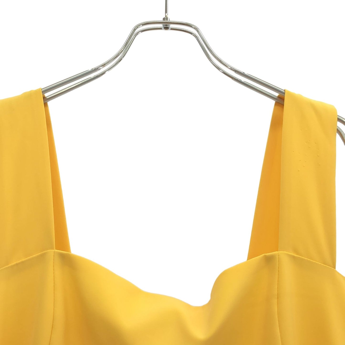 FOXEY NEW YORK Elegant Yellow Strap Dress - Timeless Sophistication