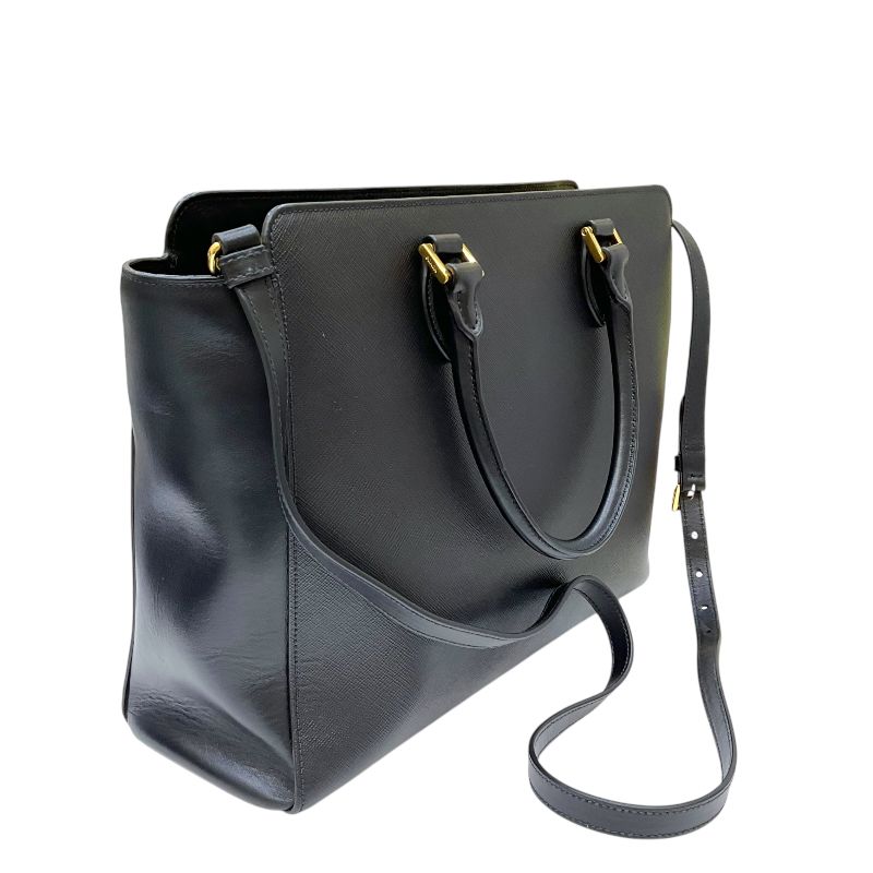 PRADA Saffiano Leather Handbag 1BA228 in Black - Timeless Elegance