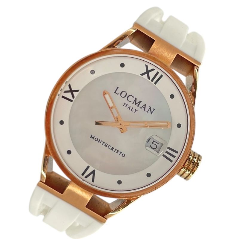 LOCMAN Montecristo Lady Date White Shell 521 Luxury Watch