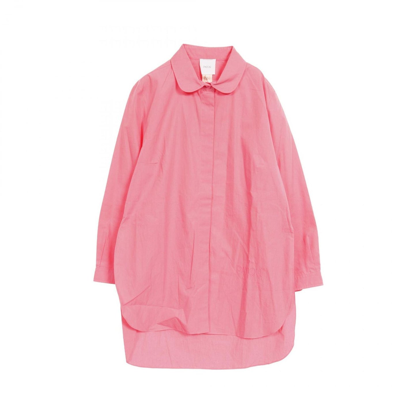 PATOU Pink Cotton Shirt - Timeless Elegance for the Modern Woman