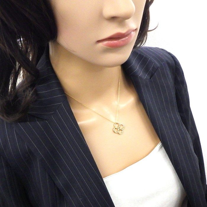 Tiffany & Co. Quadrofoglio Clover Motif Necklace in K18 Yellow Gold