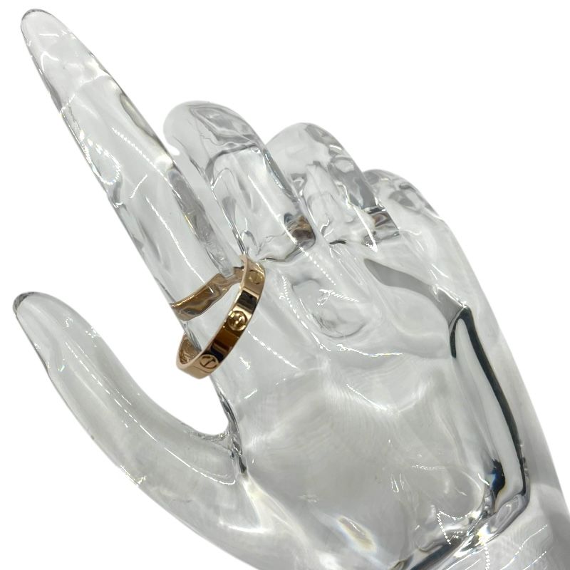 Cartier Mini Love Ring in 18K Pink Gold - Timeless Elegance