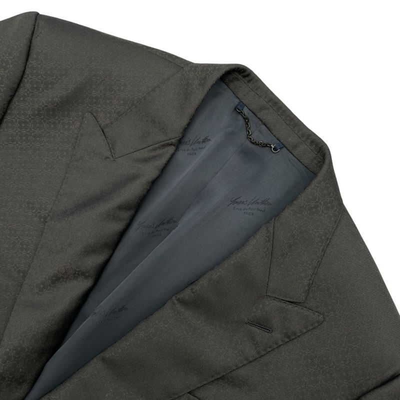 Louis Vuitton Monogram 2B Suit Set in Navy Wool - Size 54/46