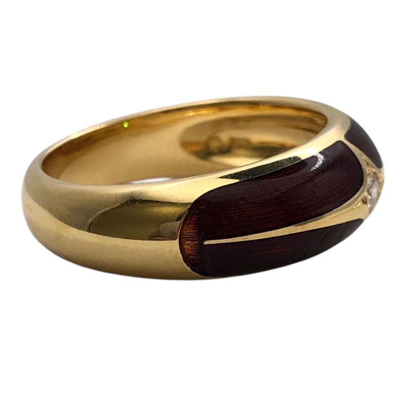 Fabergé K18 Yellow Gold Diamond Ring - Exquisite Craftsmanship