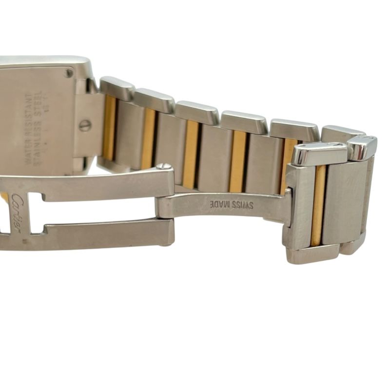 Cartier Tank Française SM W51007Q4 - Exquisite White Gold & Steel Timepiece