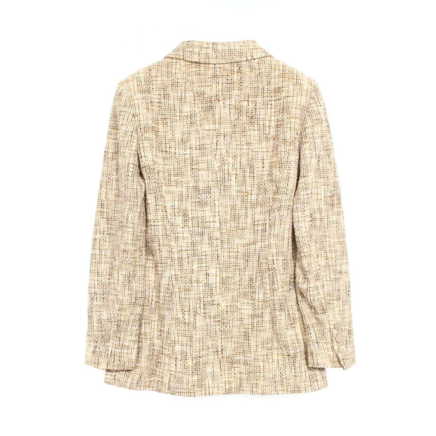 CHANEL Tweed Tailored Jacket in Beige - Timeless Elegance