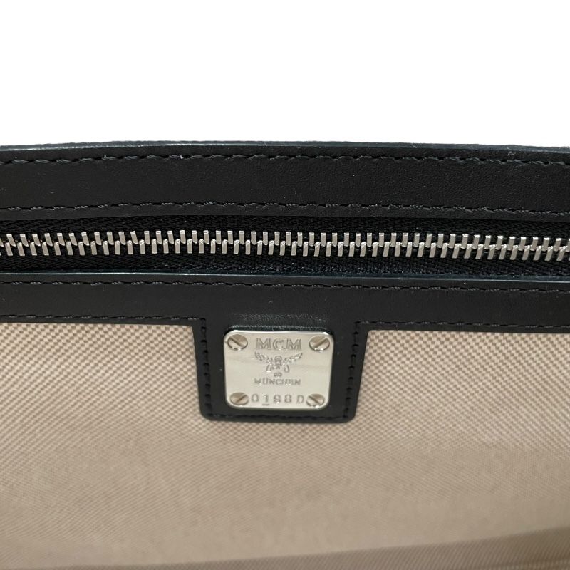 MCM Munich Tote Bag in Grey Monogram Jacquard - Exquisite Craftsmanship