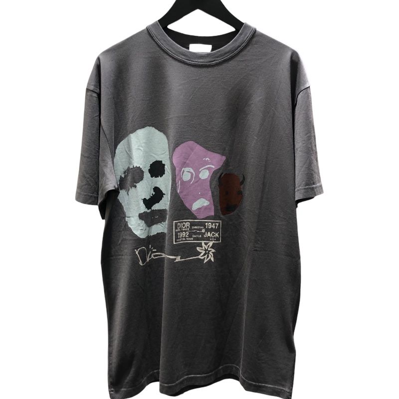 Christian Dior × Cactus Jack Printed T-Shirt - Gray Cotton, Size M
