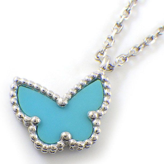 Van Cleef & Arpels Sweet Alhambra Turquoise Necklace in K18WG