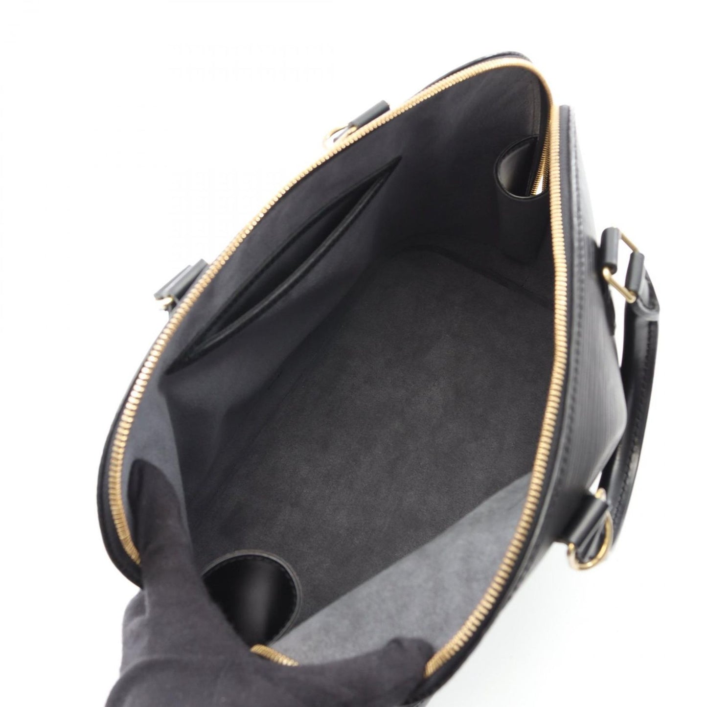 Louis Vuitton Alma Epi Noir Handbag - Timeless Elegance