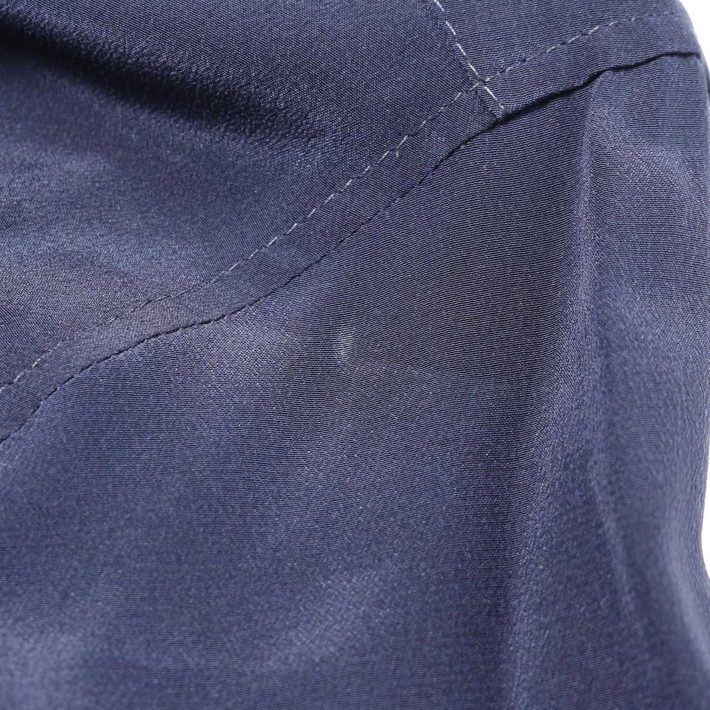 PATOU Silk Navy Shirt - Exquisite Craftsmanship, Size 36