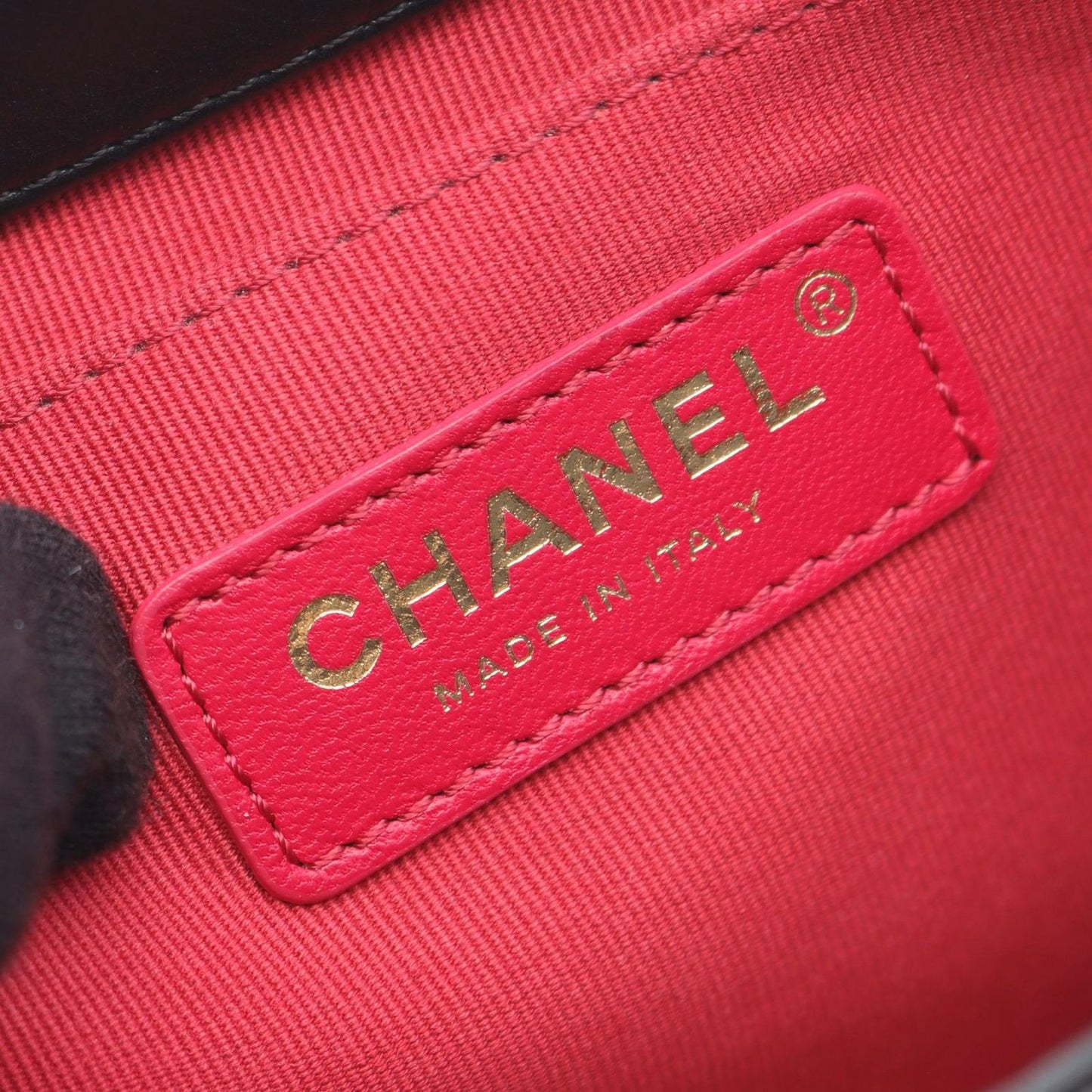 CHANEL Matelassé Small Flap Shoulder Bag in Black Lambskin