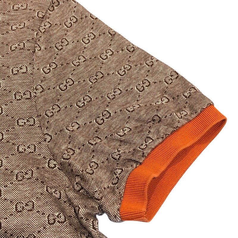 GUCCI GG Pattern Cotton Polo Shirt - Timeless Elegance