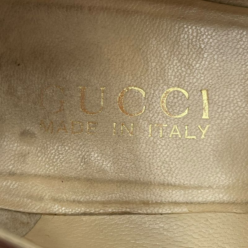 GUCCI Brown Leather Square Toe Loafers for Women - Timeless Elegance