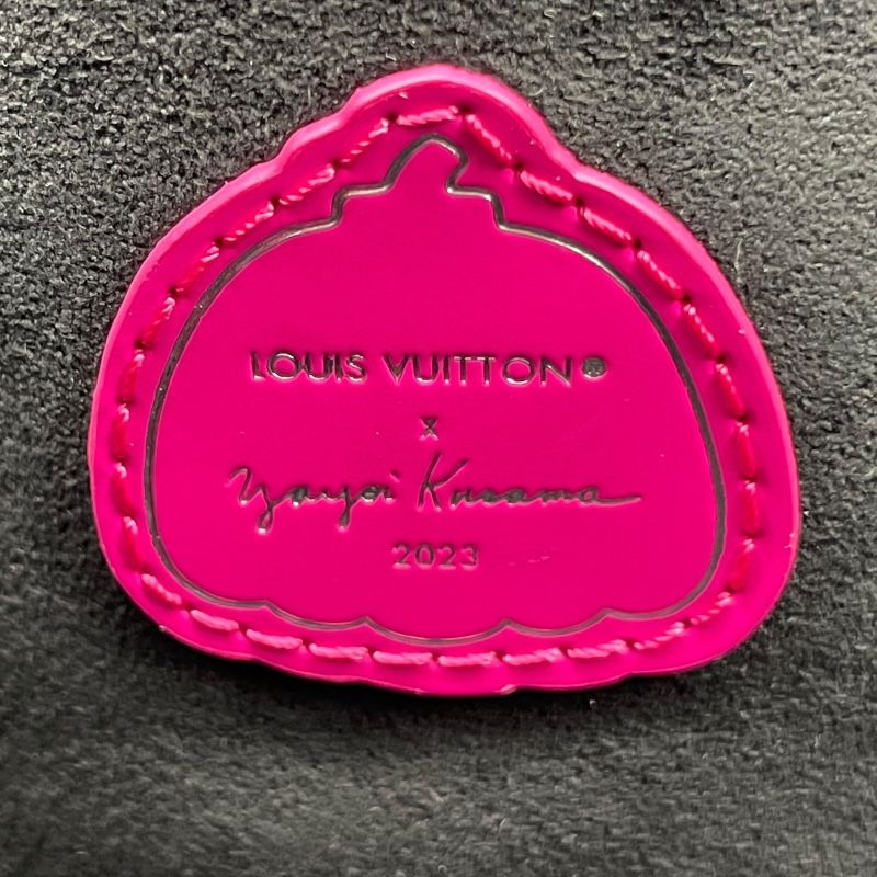 Louis Vuitton Neverfull MM Yayoi Kusama Collaboration - Black/Pink