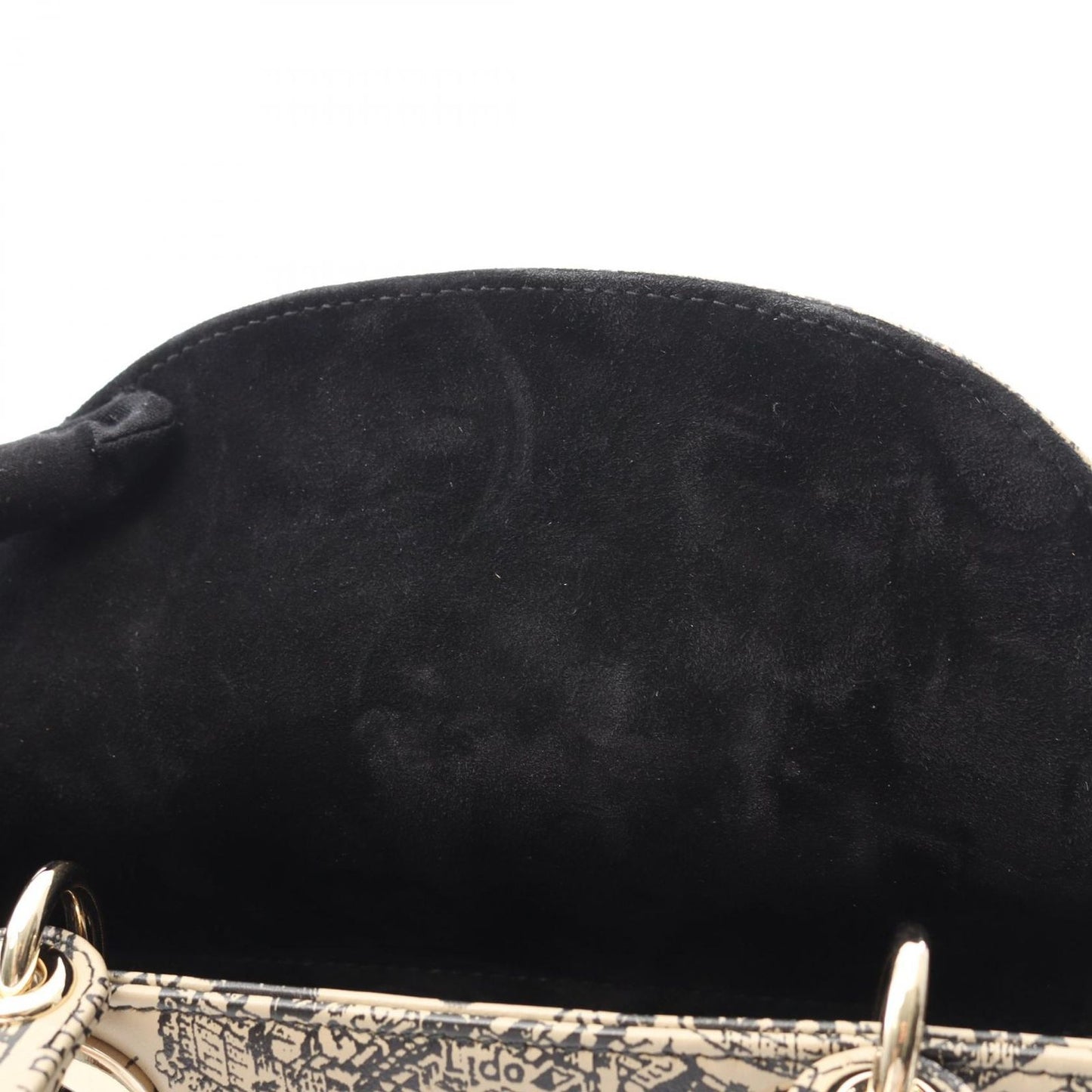 Dior Lady Dior Small Handbag in Greige/Black Leather - Exquisite Craftsmanship