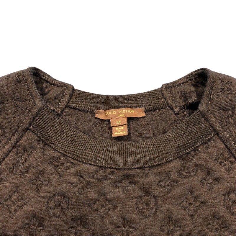Louis Vuitton Monogram Embossed Logo Cotton Top for Women