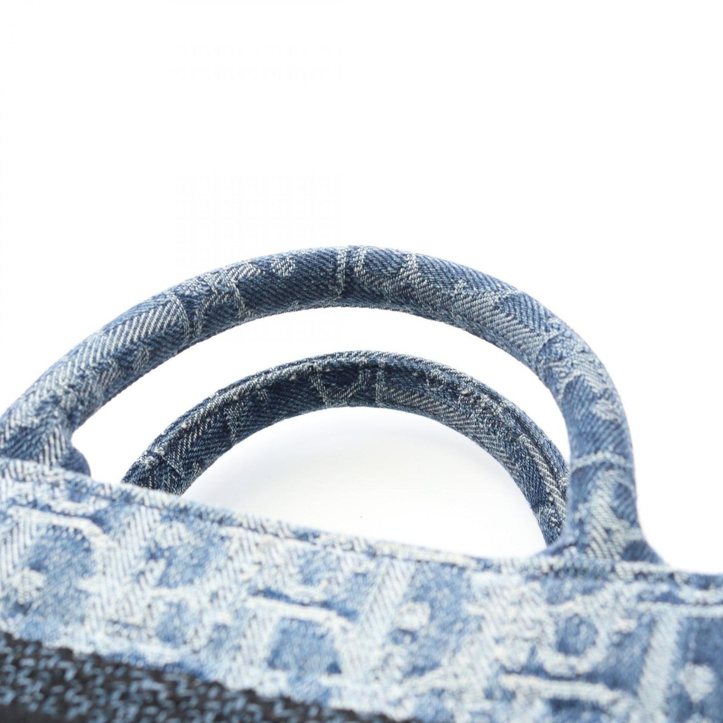 Dior Mini Book Tote Handbag in Denim Blue - Exquisite Craftsmanship