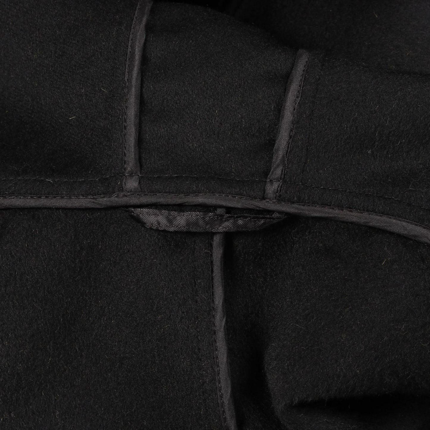 Louis Vuitton Monogram Wool Coat - Timeless Elegance in Black