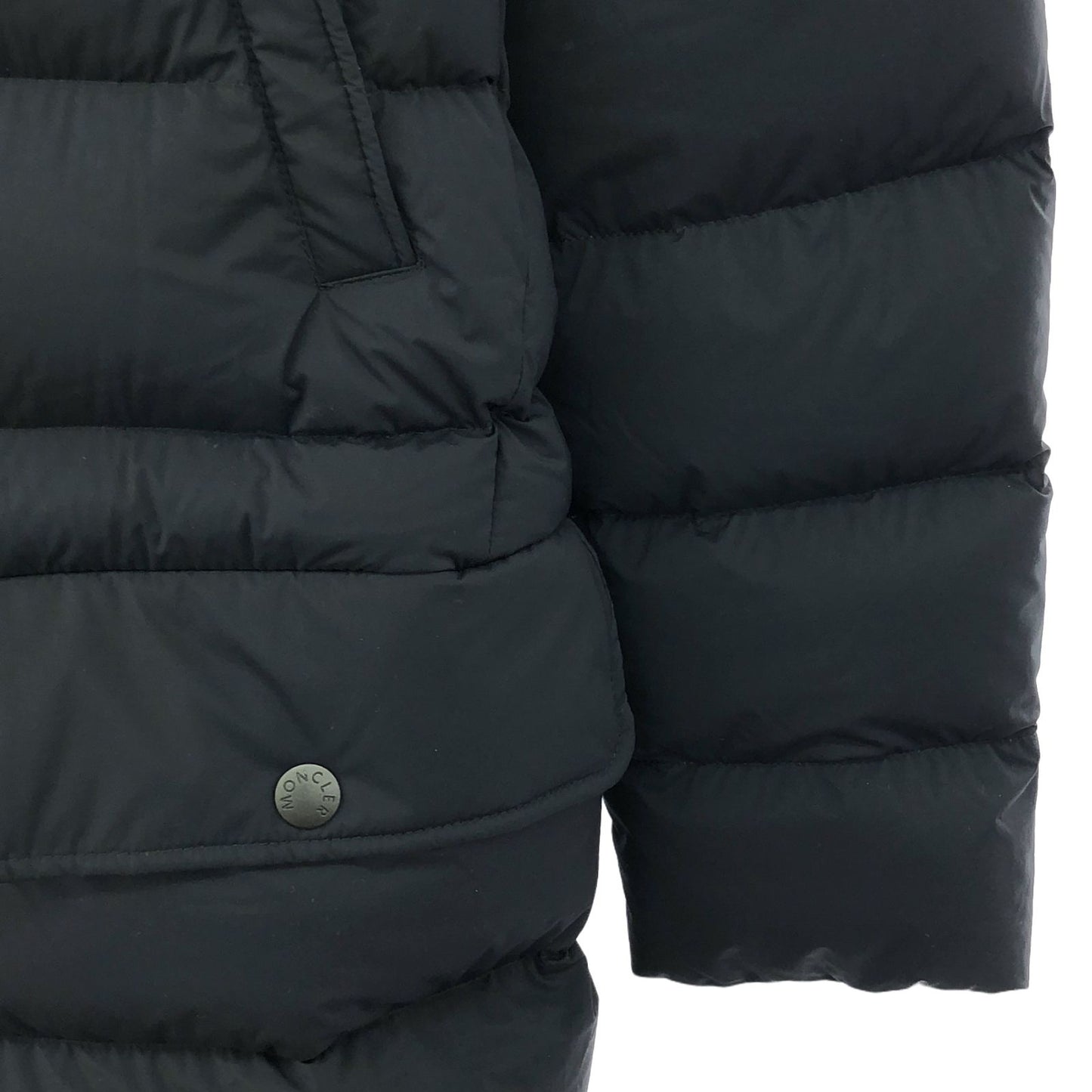 MONCLER Black Nylon Down Jacket - Timeless Luxury Outerwear