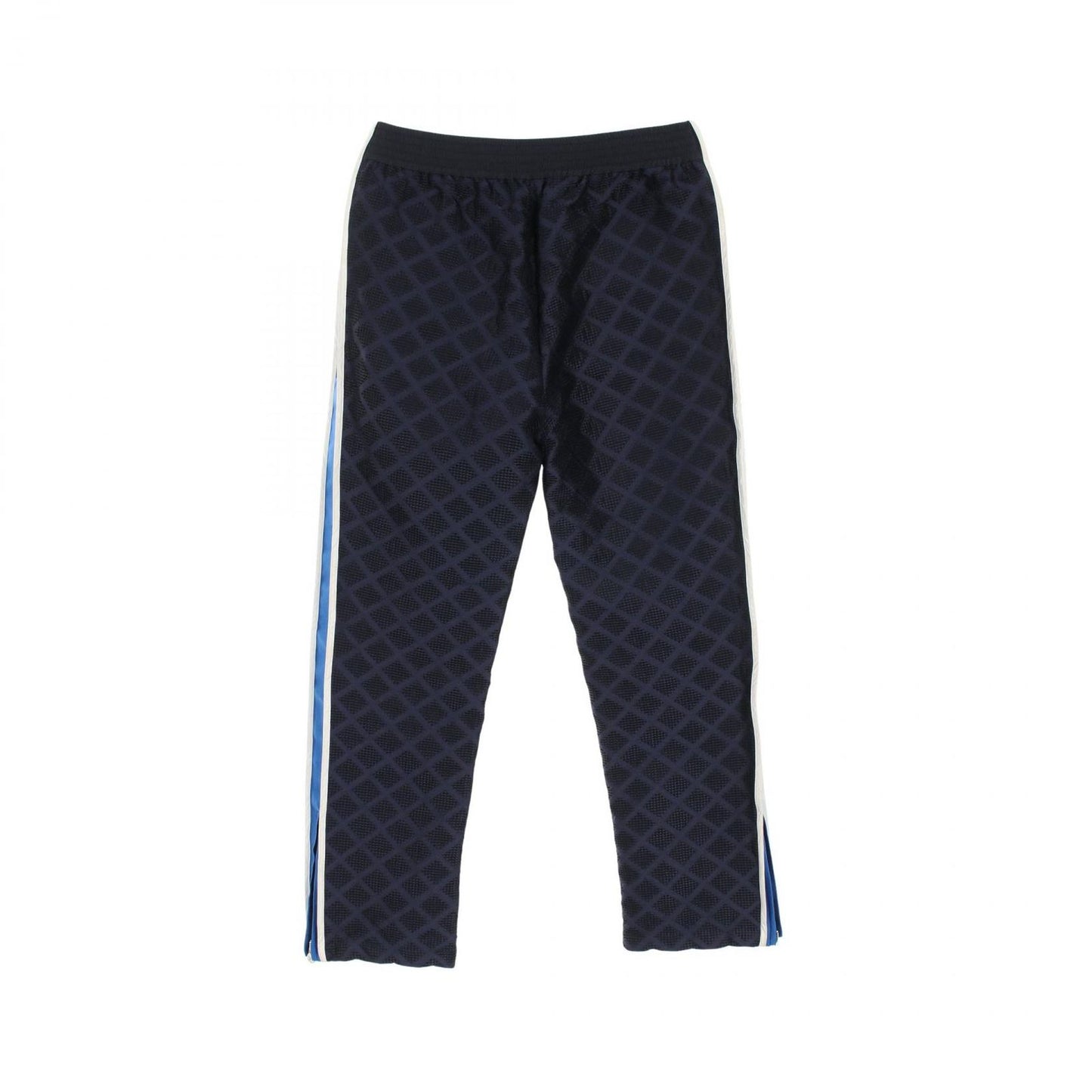 CHANEL Sports Matelassé Side Stripe Pants - Navy - Size 40