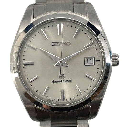 Grand Seiko SBGX063 Men's 9F Quartz Watch - Silver Elegance