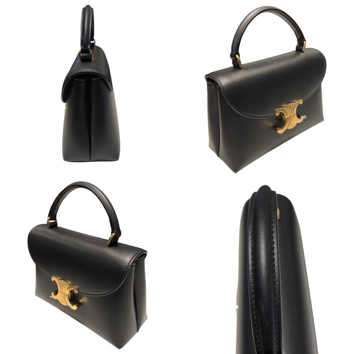 CELINE Teen Nano Bag in Black with Gold Hardware - Exquisite Craftsmanship