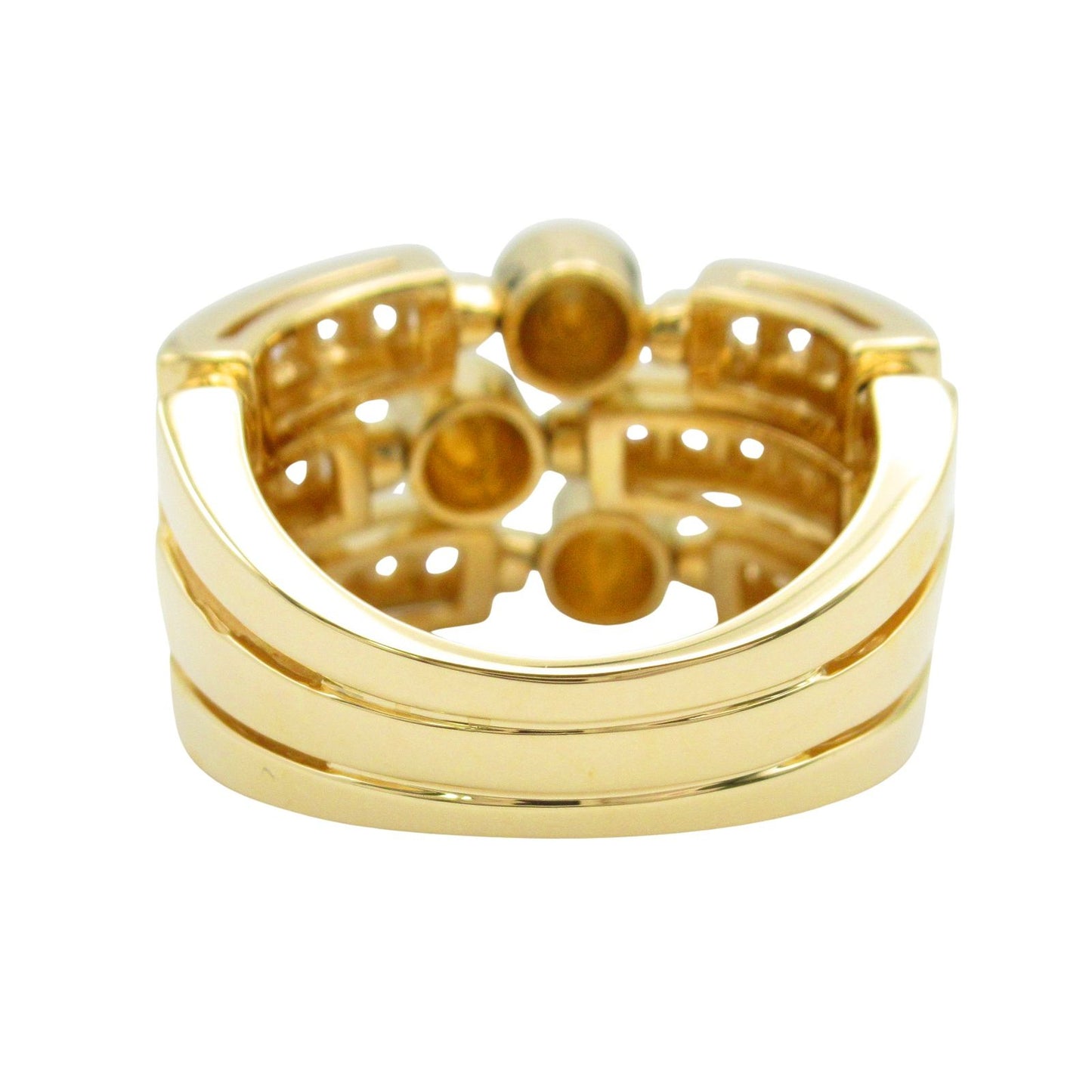 BVLGARI Allegra Diamond Ring in 18K Yellow Gold - Exquisite Craftsmanship