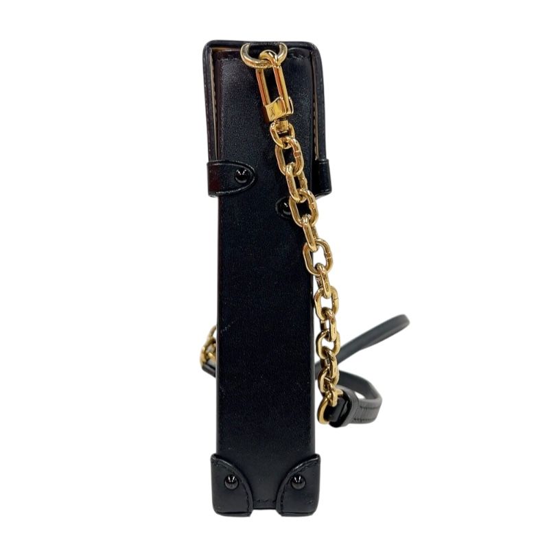 Louis Vuitton Monogram Reverse Pochette Trunk Vertical - Brown & Gold