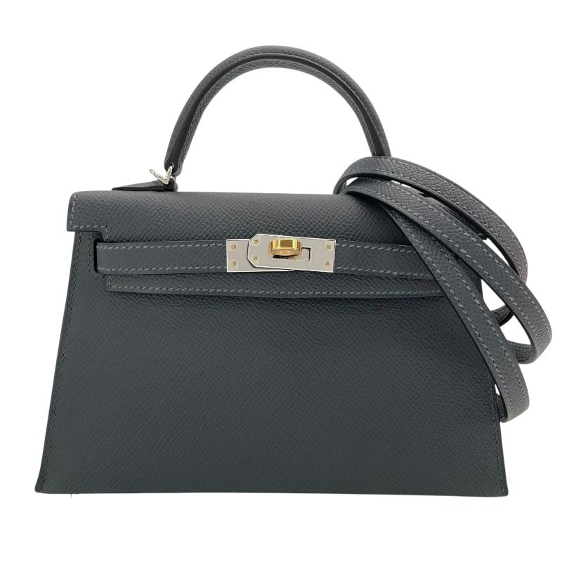 HERMES Mini Kelly 2 W刻 Grimitist Gold & Silver Hardware