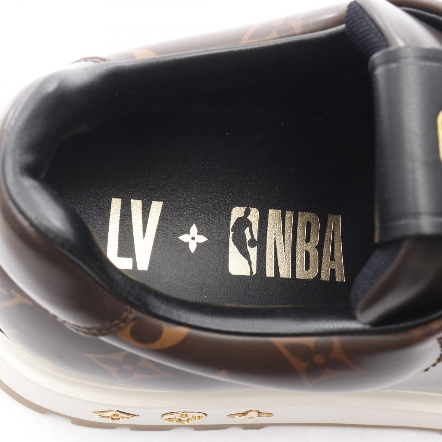 LOUIS VUITTON × NBA Abessline Sneakers - Exclusive Brown Leather